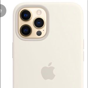 iPhone 12 Pro Max white apple silicon case